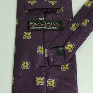 MEN'S NECK TIE SILK Purple